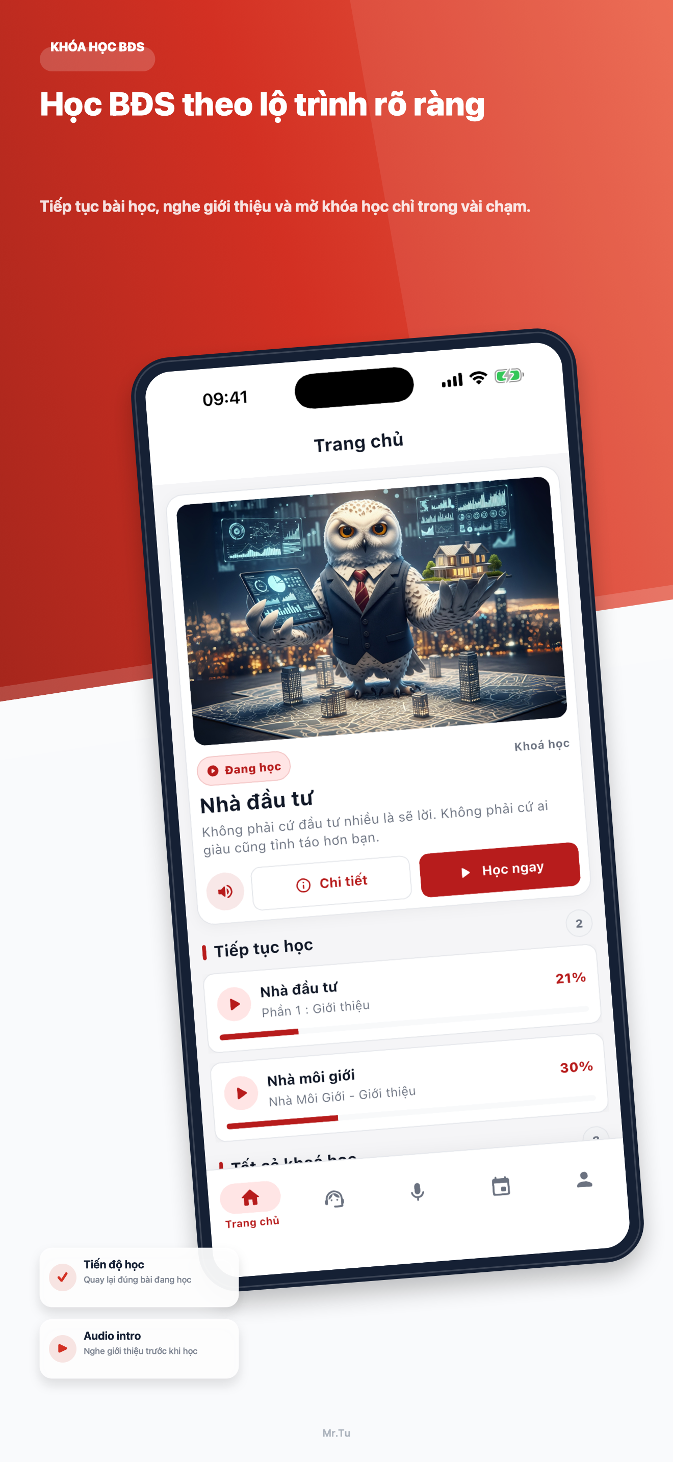 Mr Tu app home screen preview